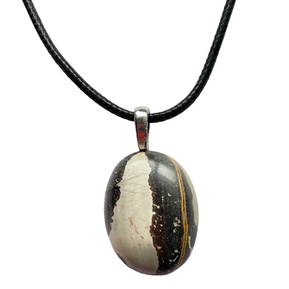 NEW African Jasper Pendant Choker Necklace - Picture 1 of 8